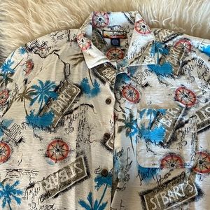 Vintage silk men’s Hawaiian shirt